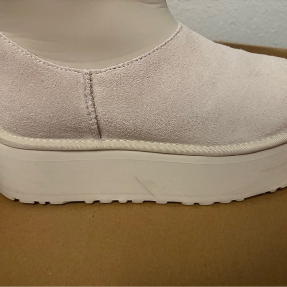 UGG Women's Cream Platform Boots - Picture 3 of 9